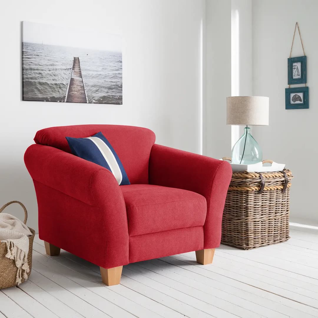 Sessel Webstoff Rot | Rot