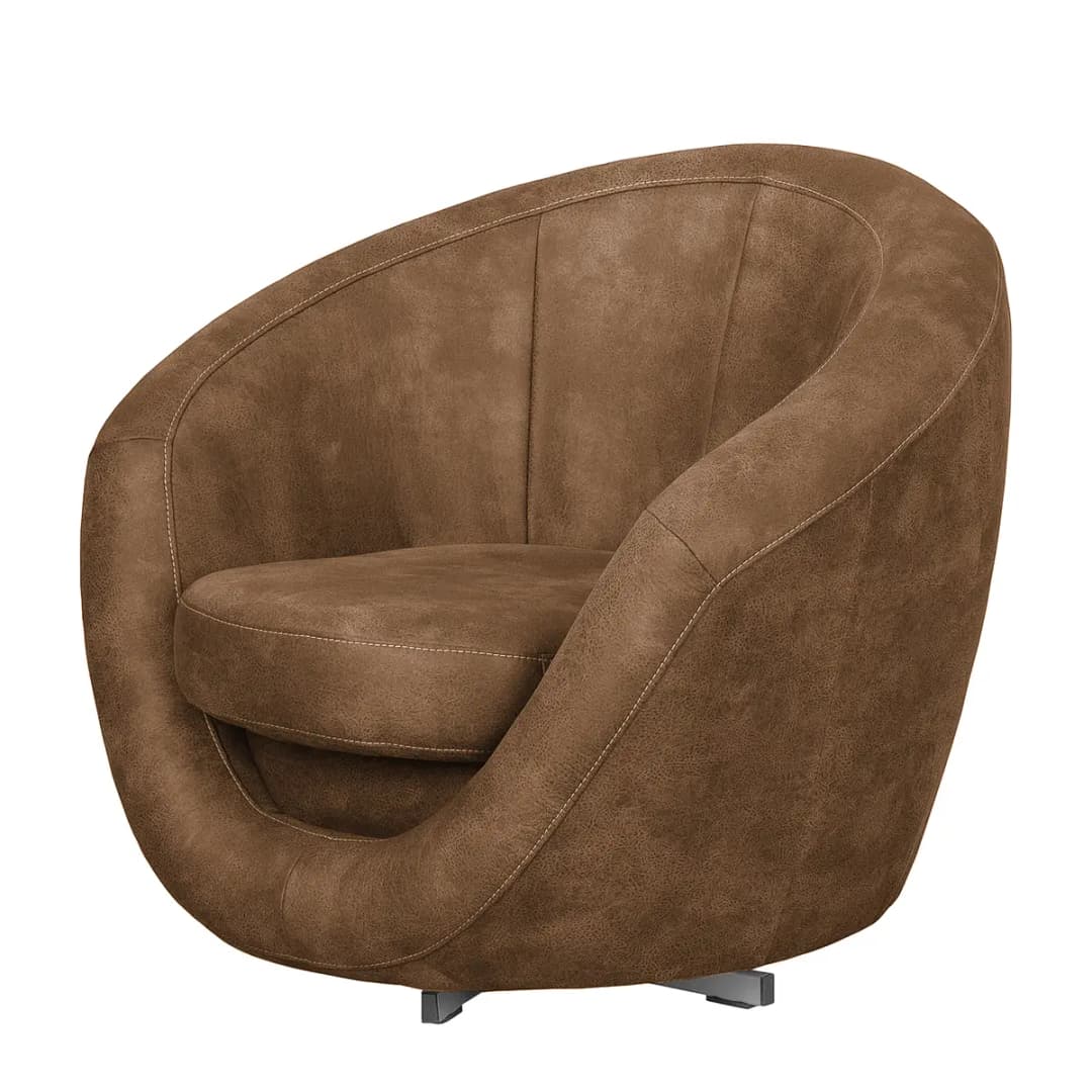 Drehsessel Bera | Braun