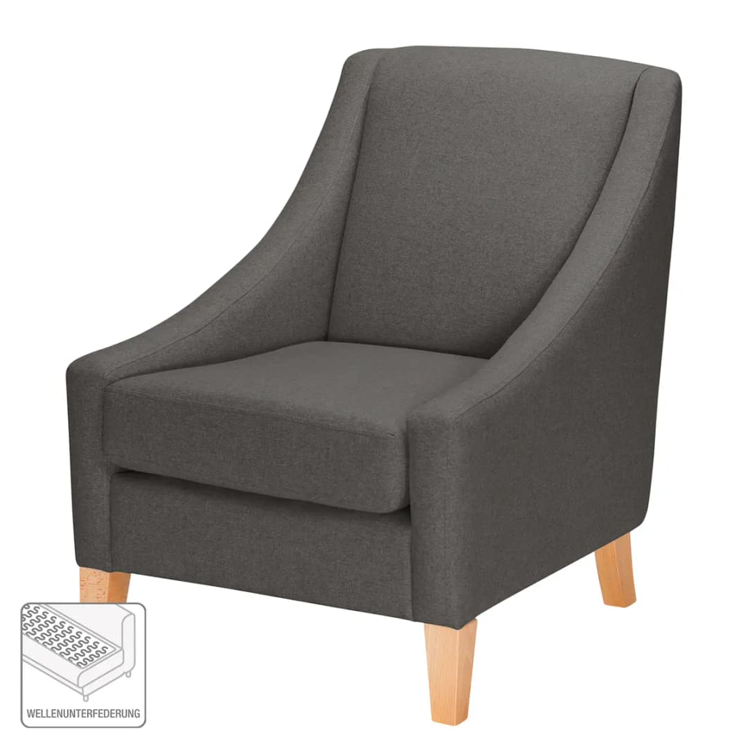 Sessel Gin | Grau