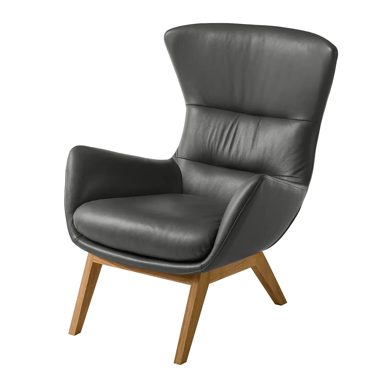 Sessel Neka Grau/Eiche Dunkel | Grau