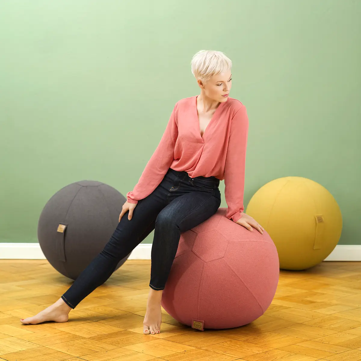 Sitzball Felt | Orange