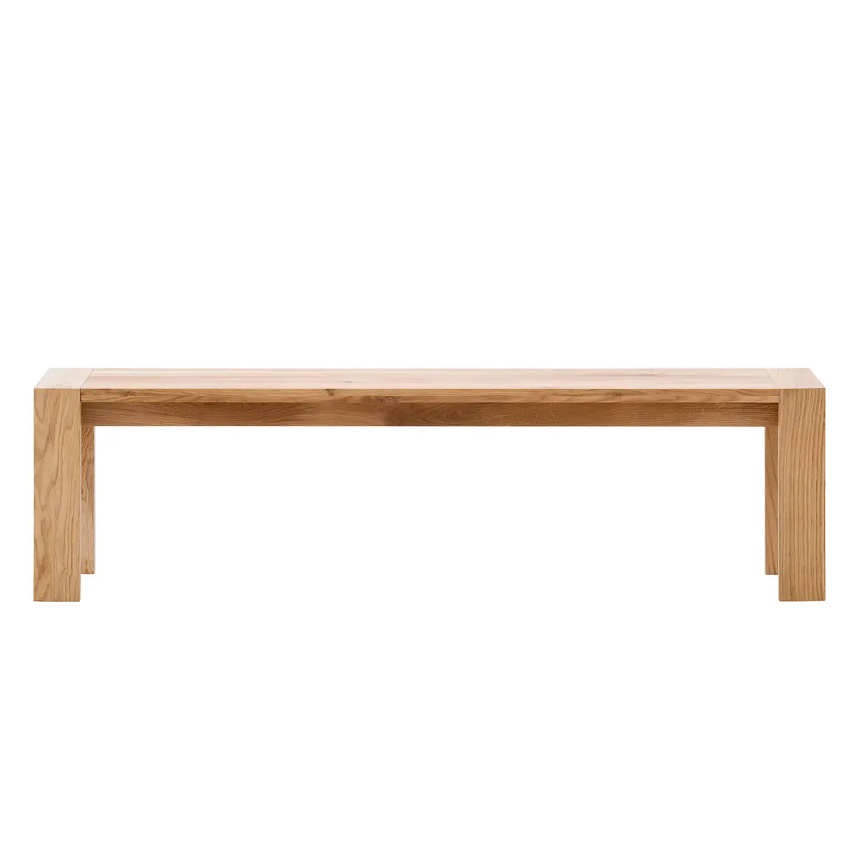 home24 Sitzbank 185cm Braun/Eiche | Braun