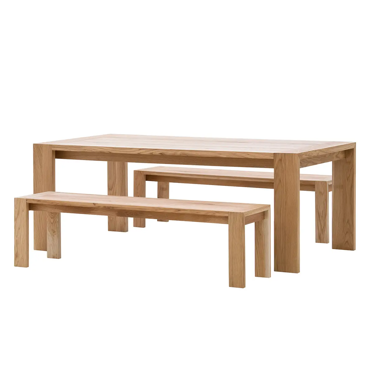 home24 Sitzbank 185cm Braun/Eiche | Braun