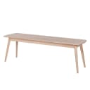 Massive Sitzbank 140cm Beige/Buche Weißöl | Beige