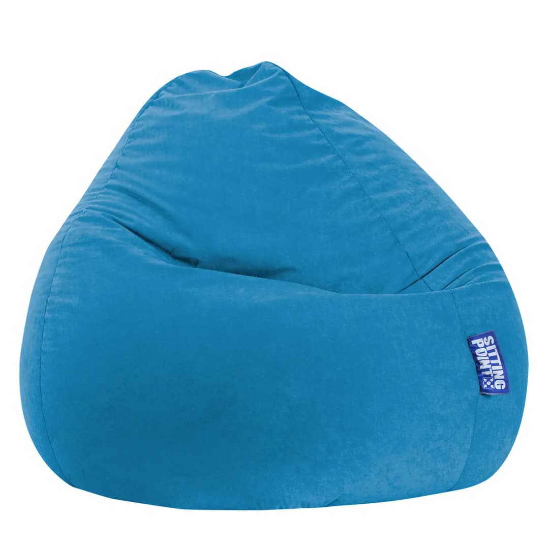 Sitzsack Easy XXL Blau/Blau Microfaser 130cm | Blau