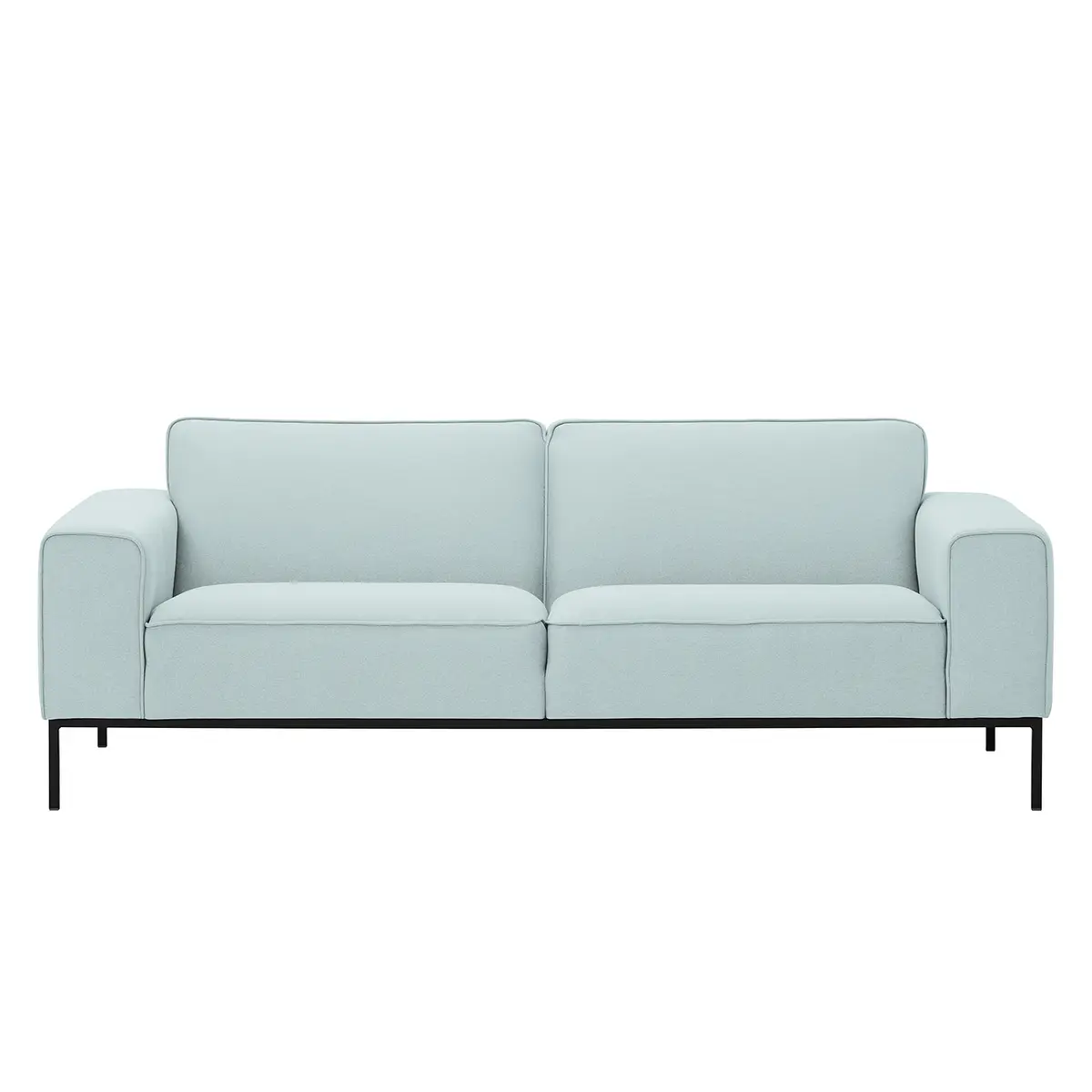 Sofa 3-Sitzer Webstoff Grün/Mint Stoff Floreana | Grün