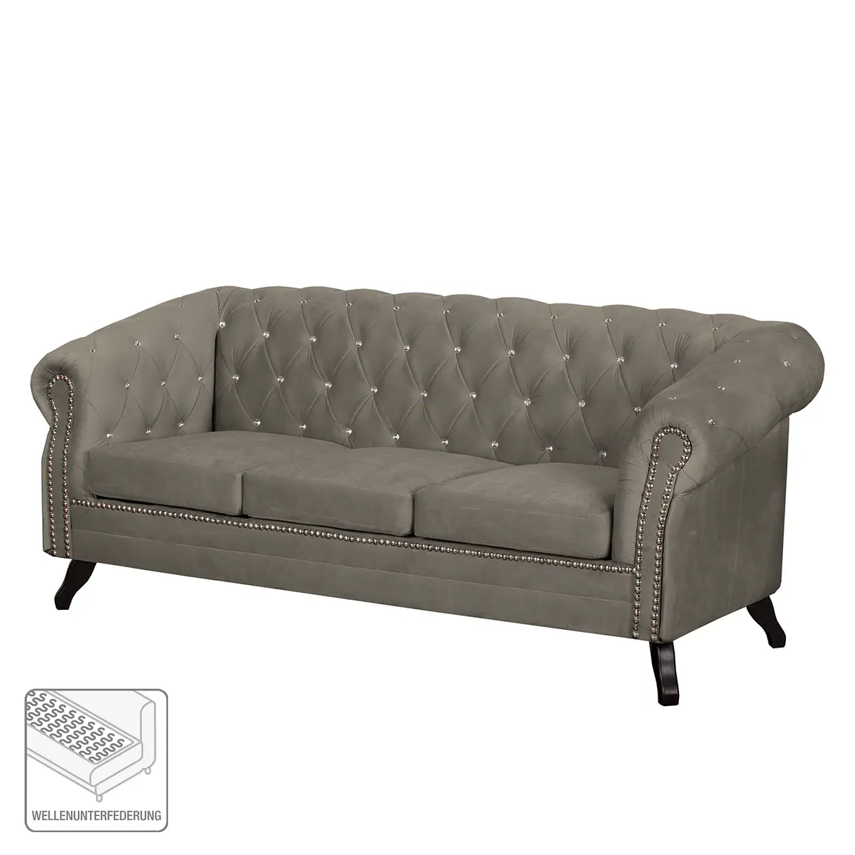 3-Sitzer Sofa Benavente | Braun
