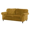 Sofa 3-Sitzer Samt Gelb/Senfgelb | Gelb