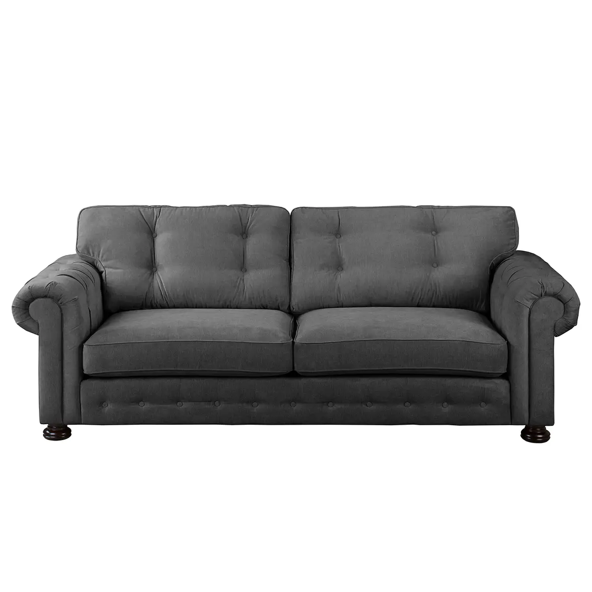 Polstergarnitur Marau 3-2-1 Grau/Grau Webstoff Glamour | Grau