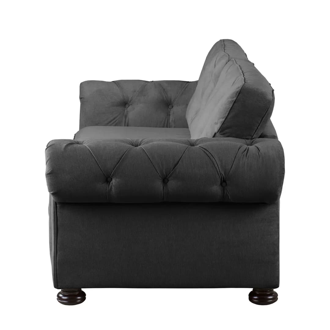 Polstergarnitur Marau 3-2-1 Grau/Grau Webstoff Glamour | Grau