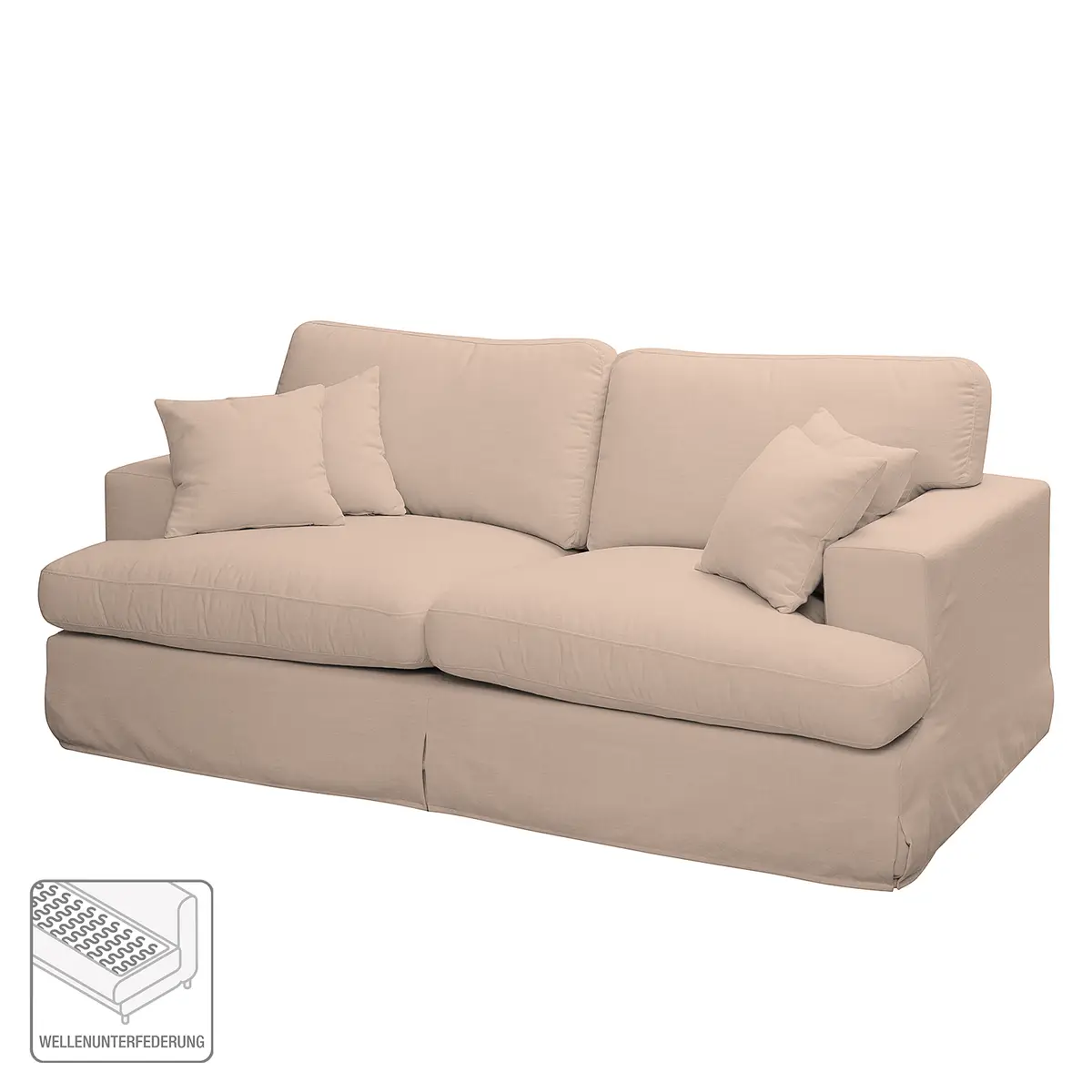 Sofa Mormès 2,5-Sitzer | Rosa