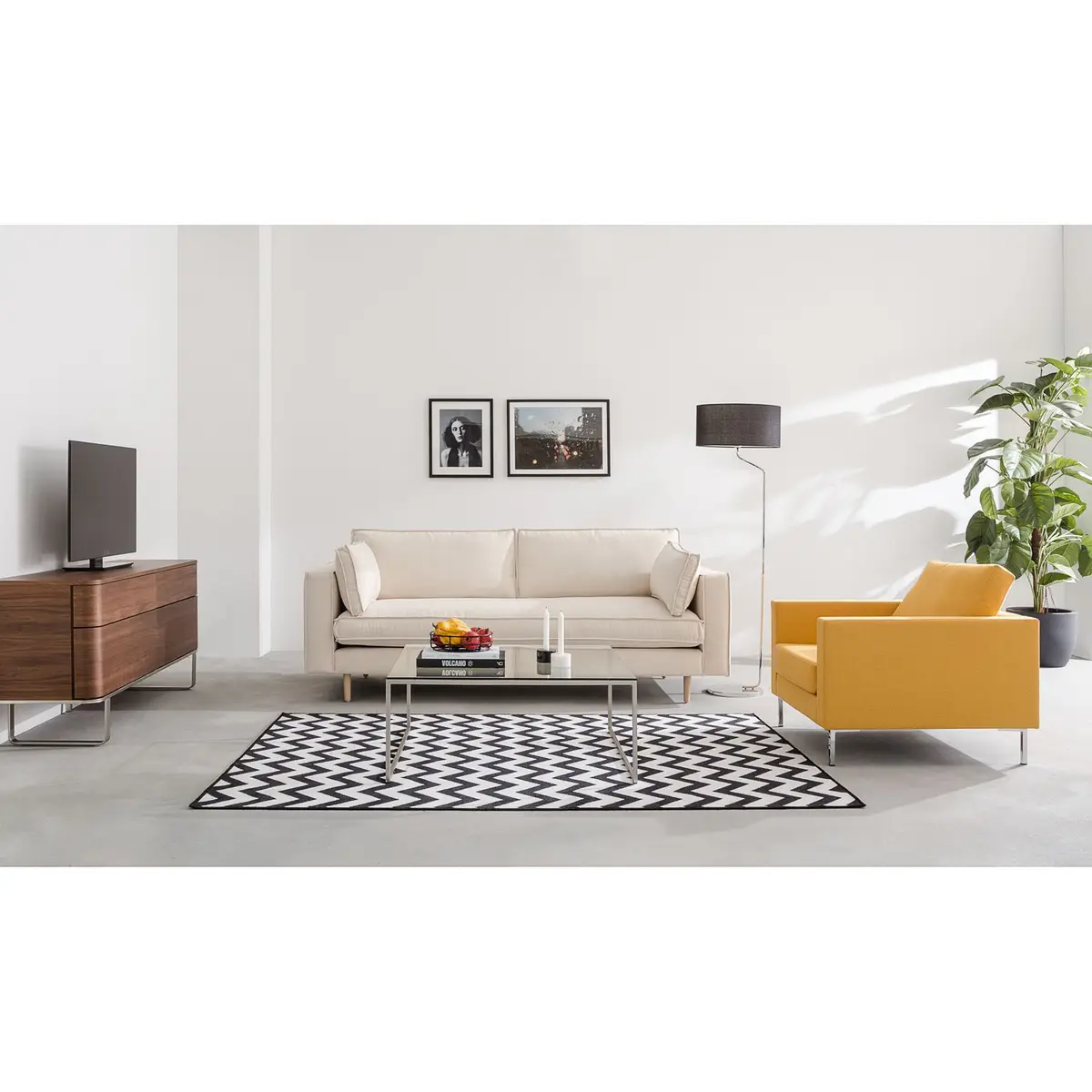 Sofa Momi 3-Sitzer | Beige