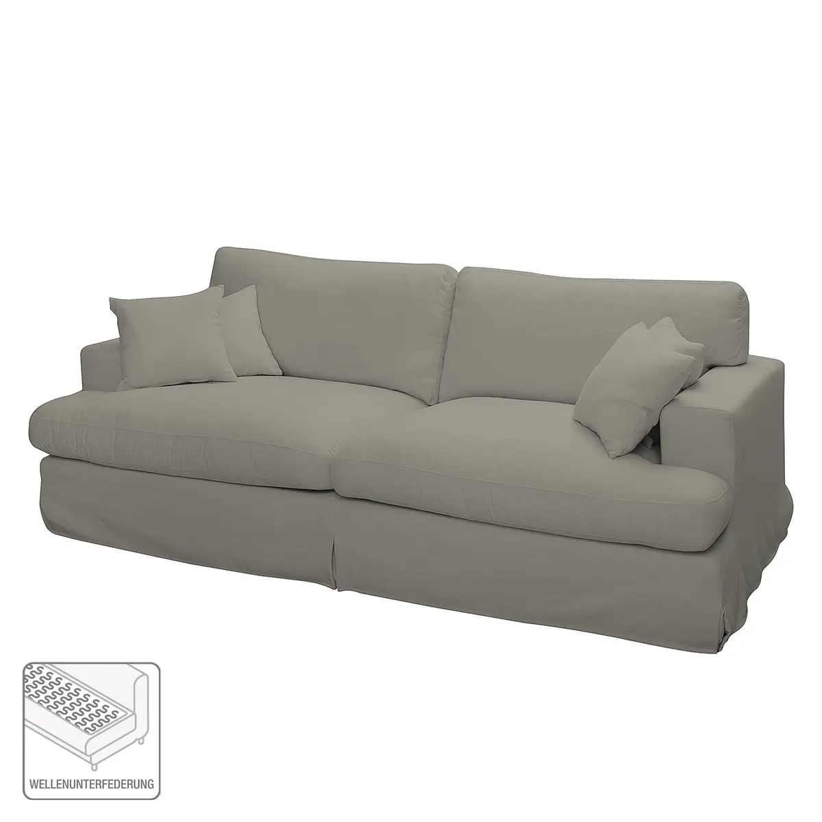 Sofa Mormès 3-Sitzer | Braun