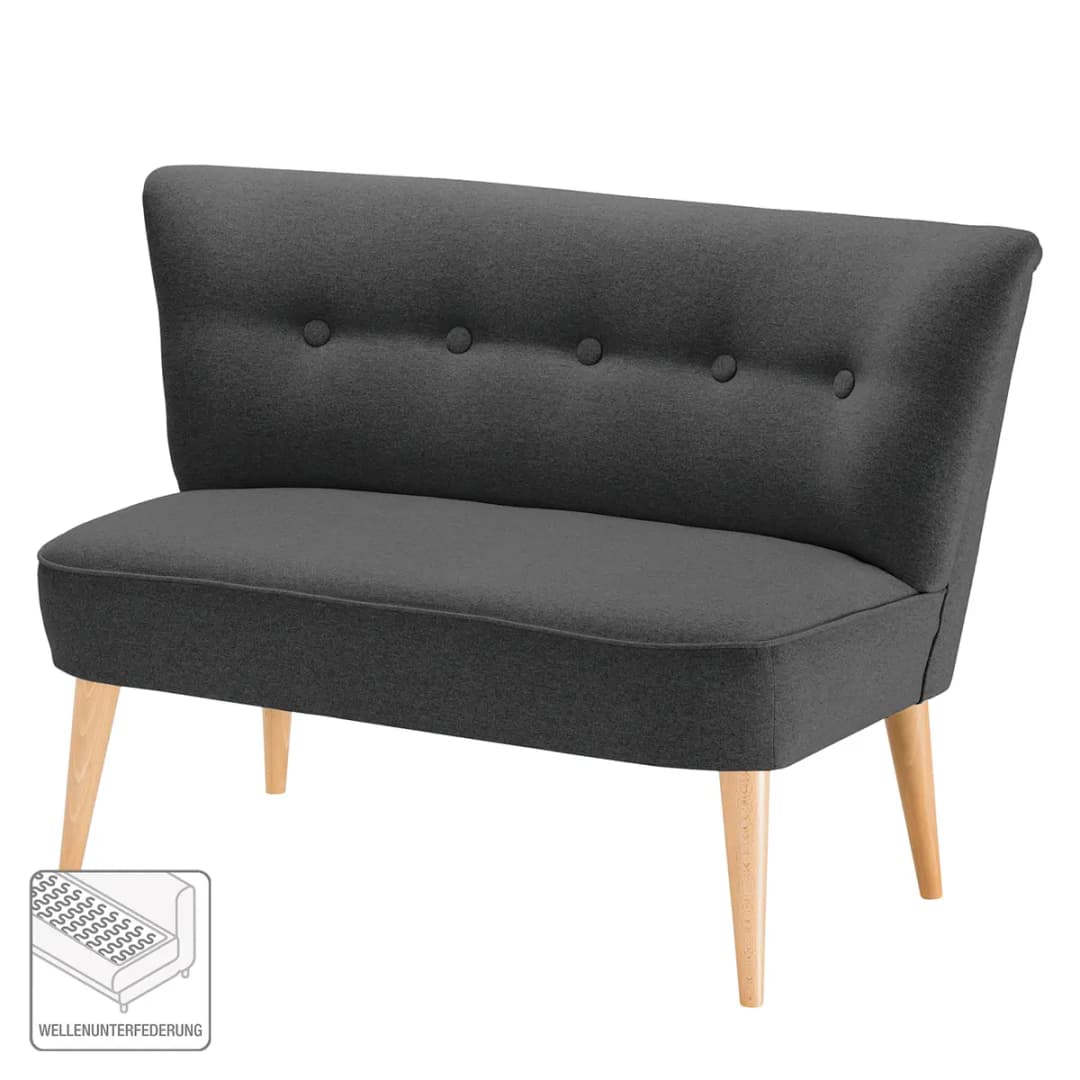 Hanabi 2-Sitzer Sofa | Grau