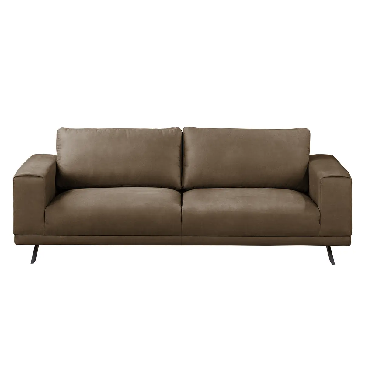 Polstergarnitur 3-2 Braun/Muskat Webstoff Modern | Braun