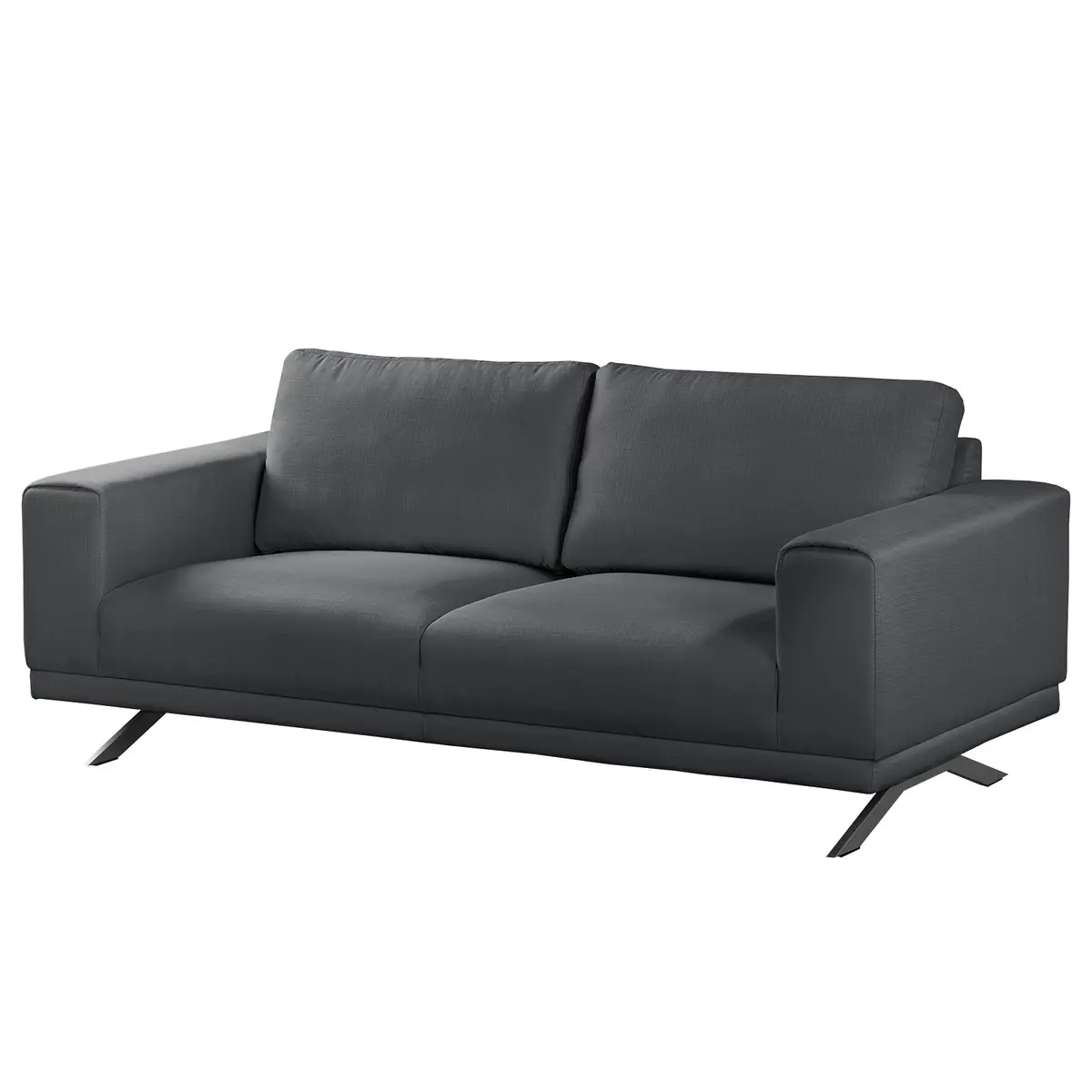 Polstergarnitur 3-2 Grau/Hellanthrazit Webstoff Modern | Grau