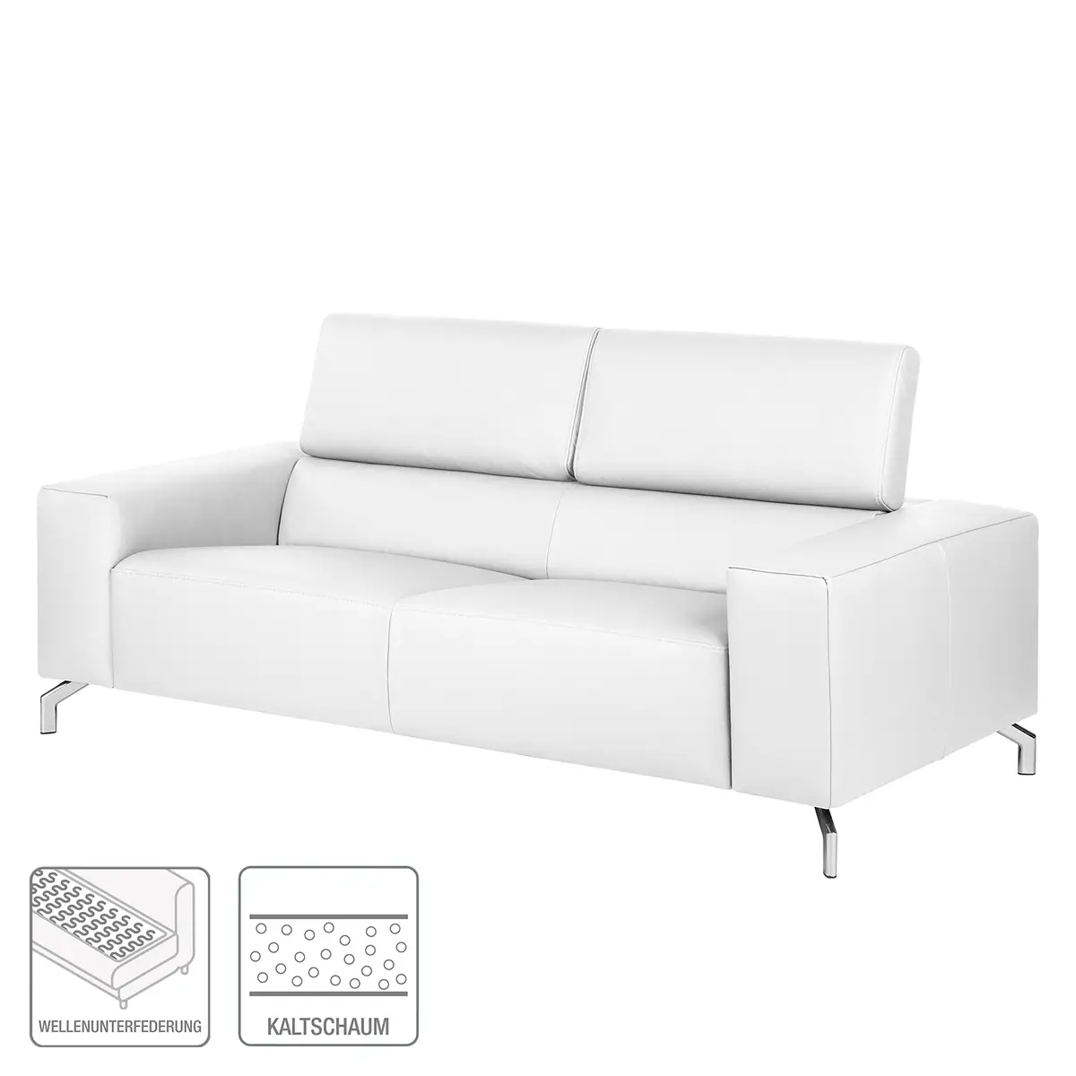 Sofa Varberg I 2,5-Sitzer | Weiß