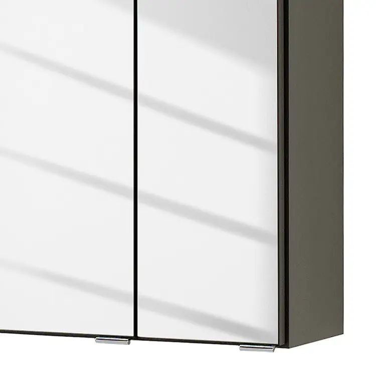 Spiegelschrank I 60cm Grau/Graphit | Grau