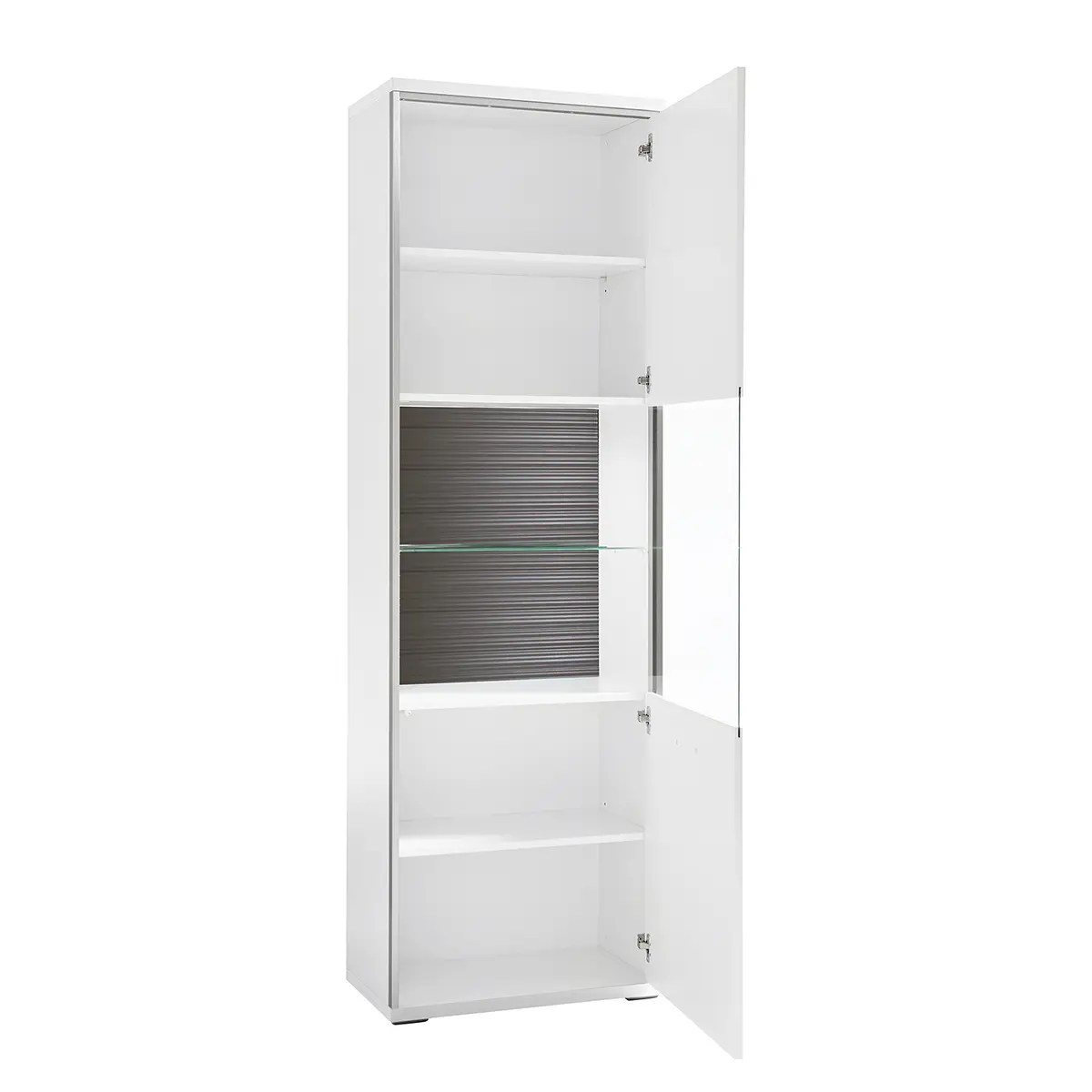 Standvitrine Arco | Grau