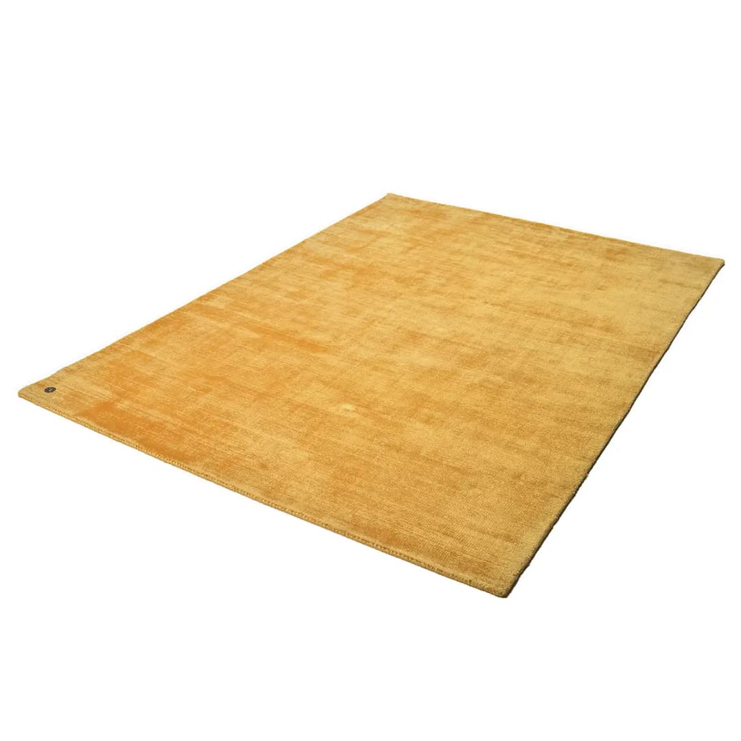 Teppich Shine Uni | Gelb