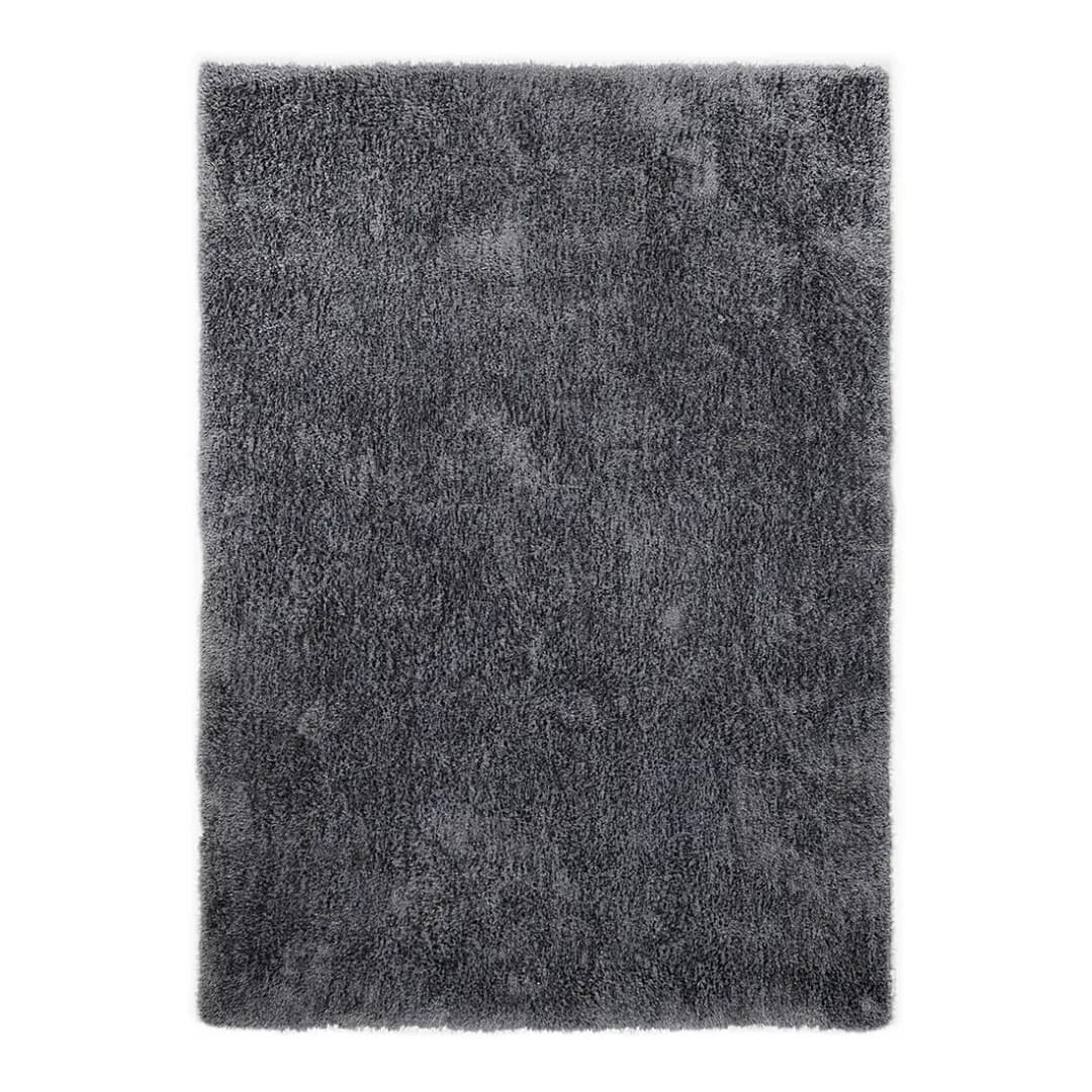 Teppich Soft Square 85 x 155cm Grau Anthrazit | Grau