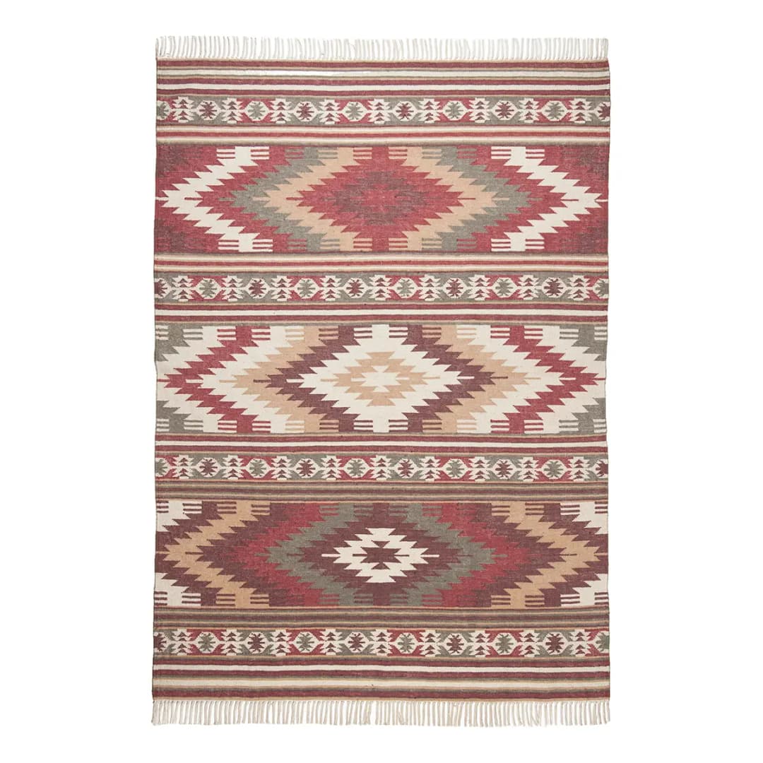 Teppich Vitage Kelim II | Rot