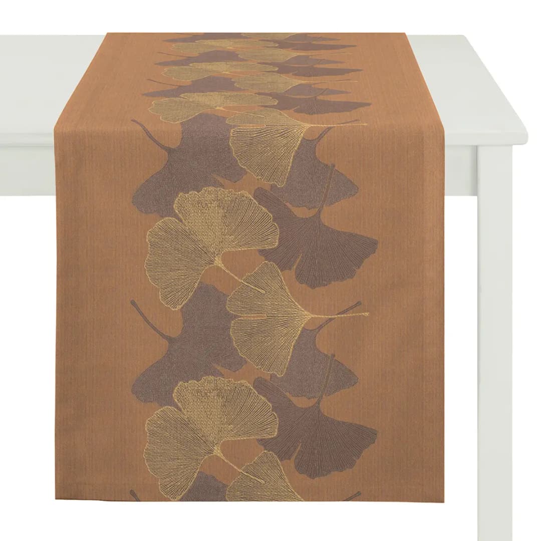 Tischläufer Undeloh 48 x 140cm Braun/Bisquit | Braun