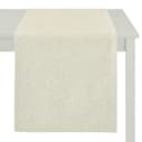 Tischläufer Uni Paisley 48 x 140cm Beige/Hellbeige | Beige
