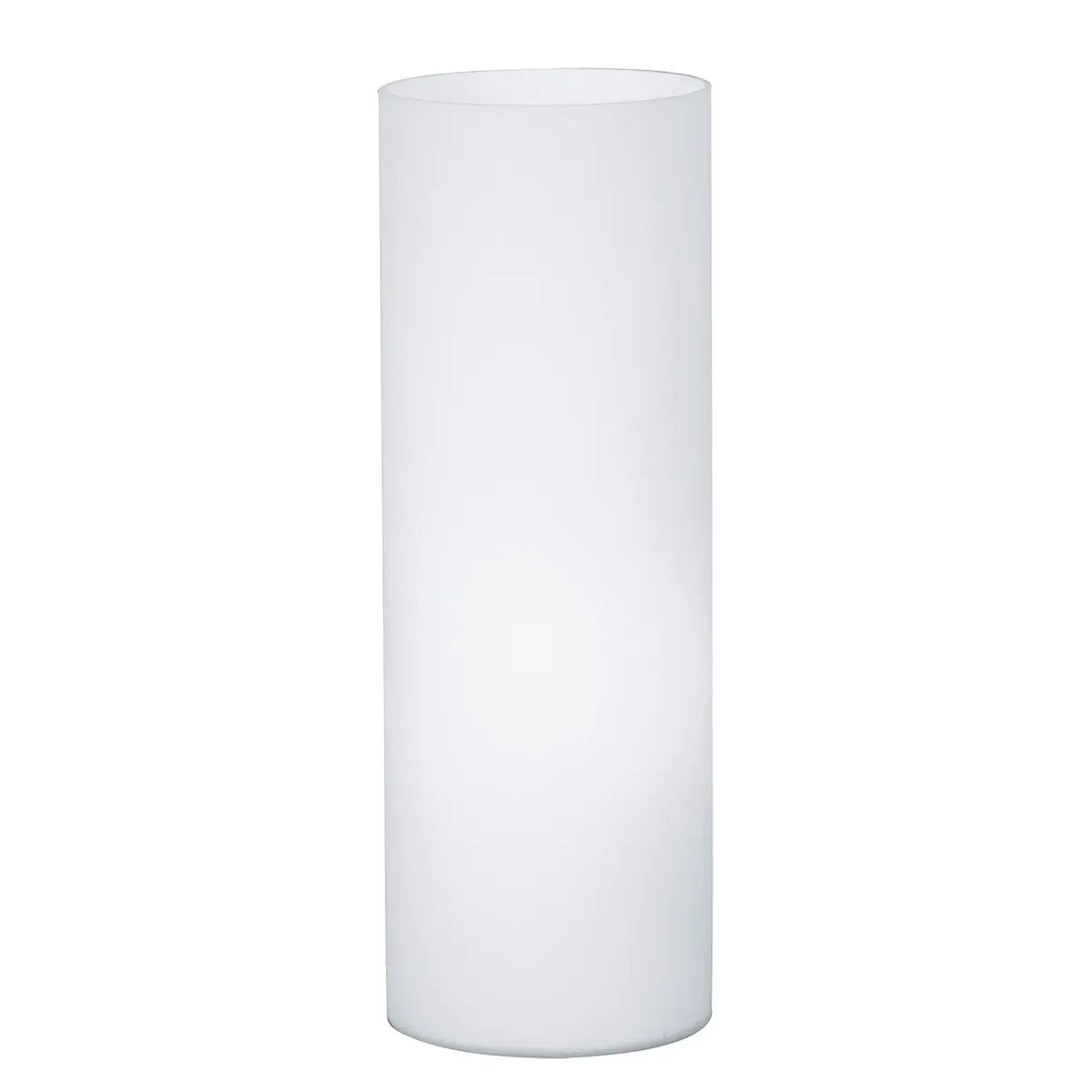 Tischleuchte Geo Glas 35cm Weiß Opalglas E27 | Weiß