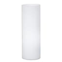 Tischleuchte Geo Glas 35cm Weiß Opalglas E27 | Weiß