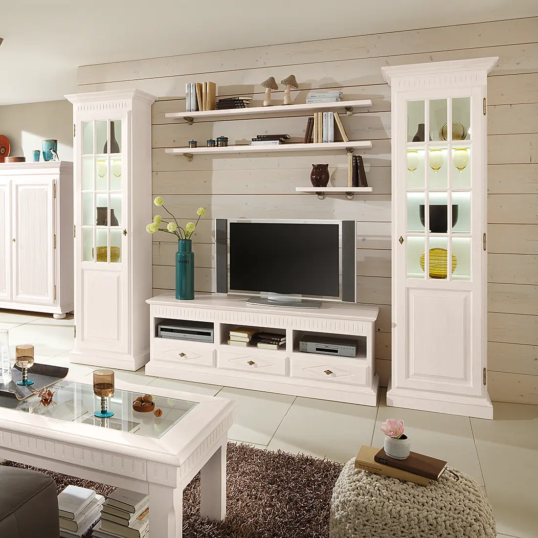 Wohnwand La Carlotta | Beige
