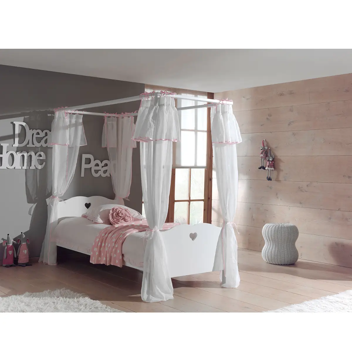 Himmelbett Amori | Weiß