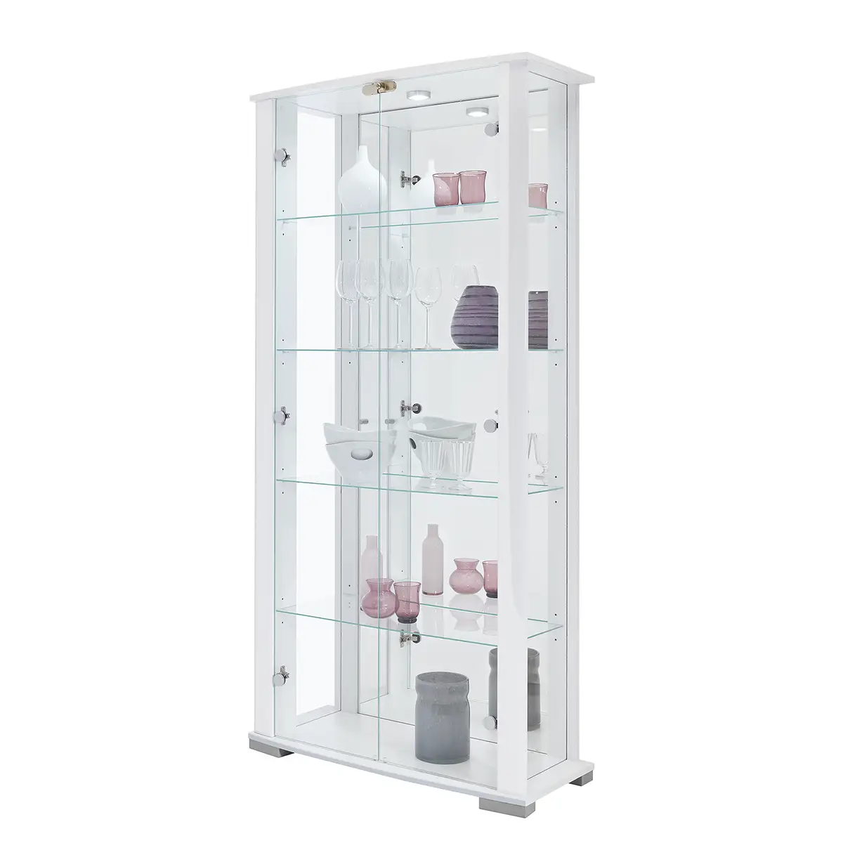 Vitrine Nysa | Weiß