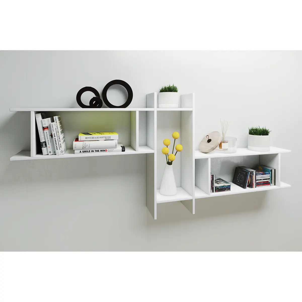 Wandregal Sirola Maxi 3er Set | Weiß