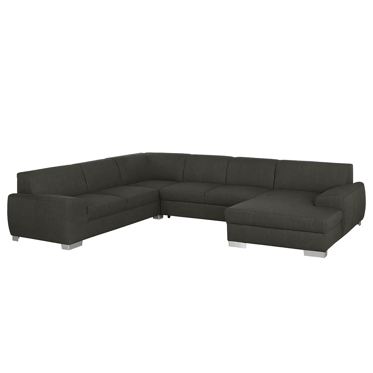Wohnlandschaft Grau Webstoff | Grau