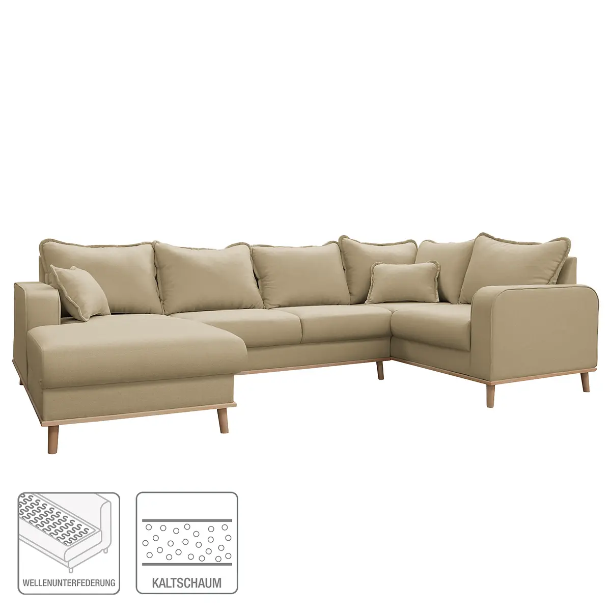 Wohnlandschaft Greeneville | Beige