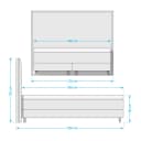 Boxspringbett Klassisch 160 x 200cm Webstoff Meara | Braun