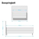 Boxspringbett Hedensted | Beige