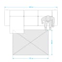 Diamond 700 Teppich | Grau