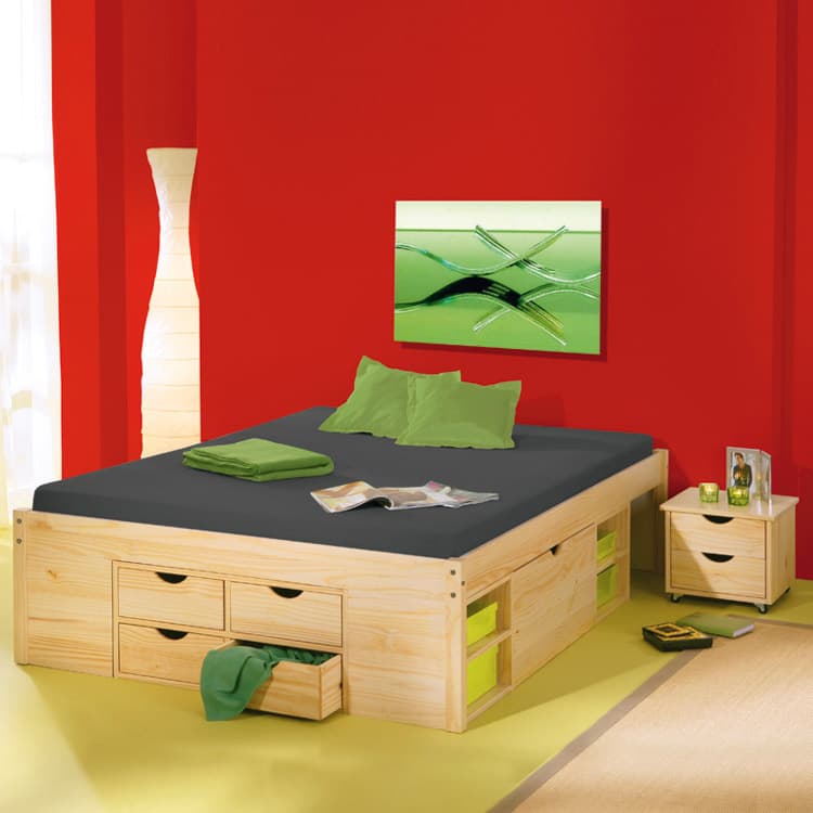 home24 Funktionsbett Claas | Beige