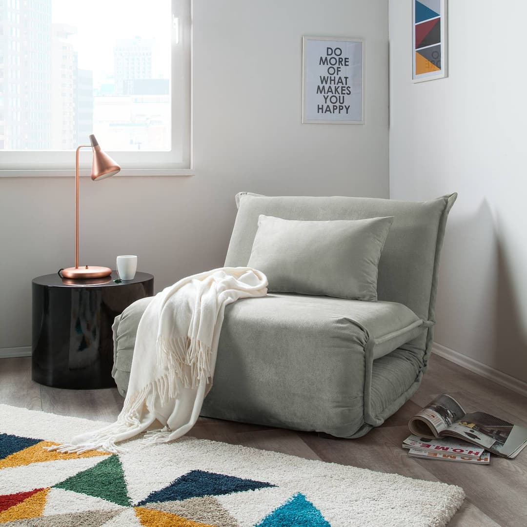 home24 Schlafsessel Reeva | Grau