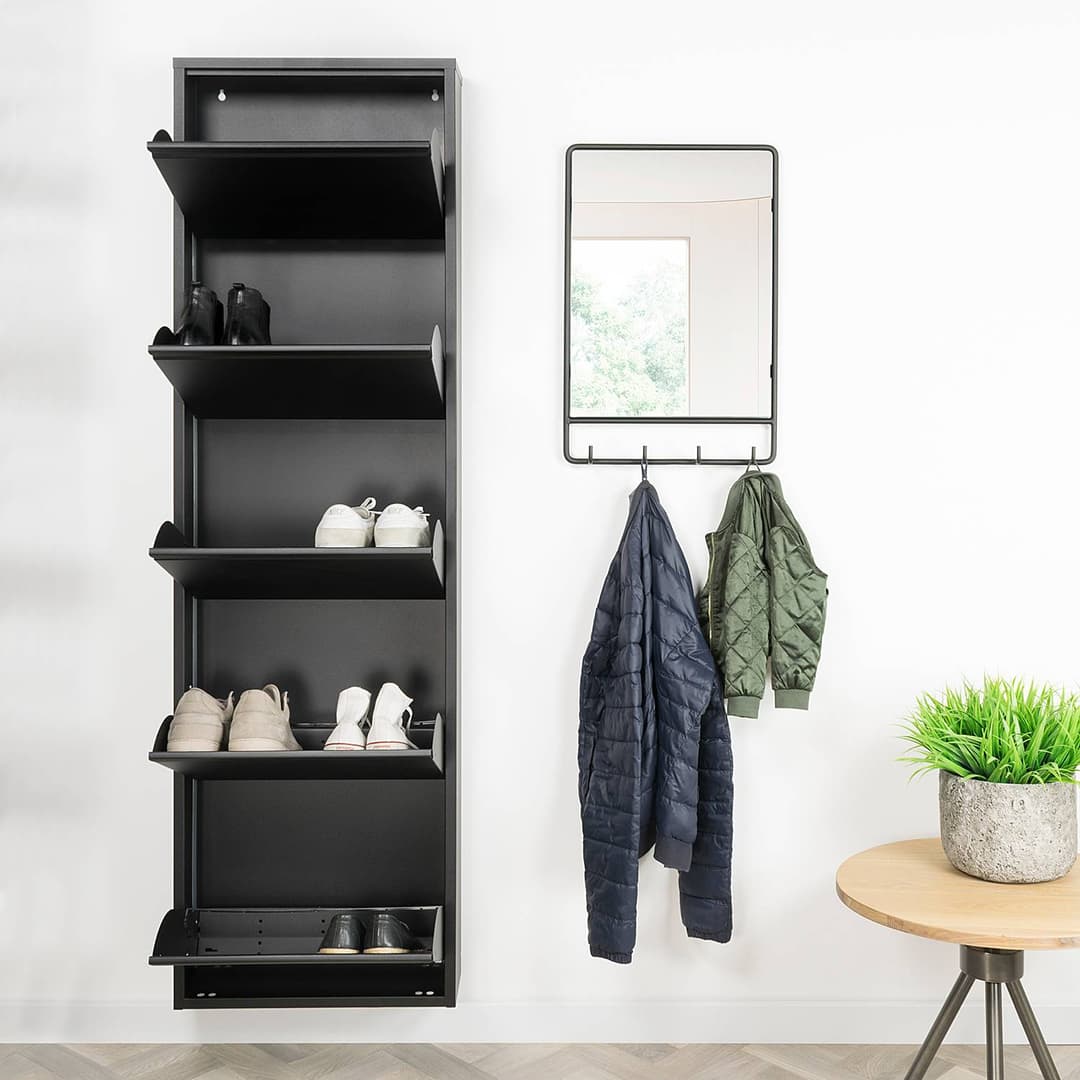 home24 Schuhkipper | Schwarz