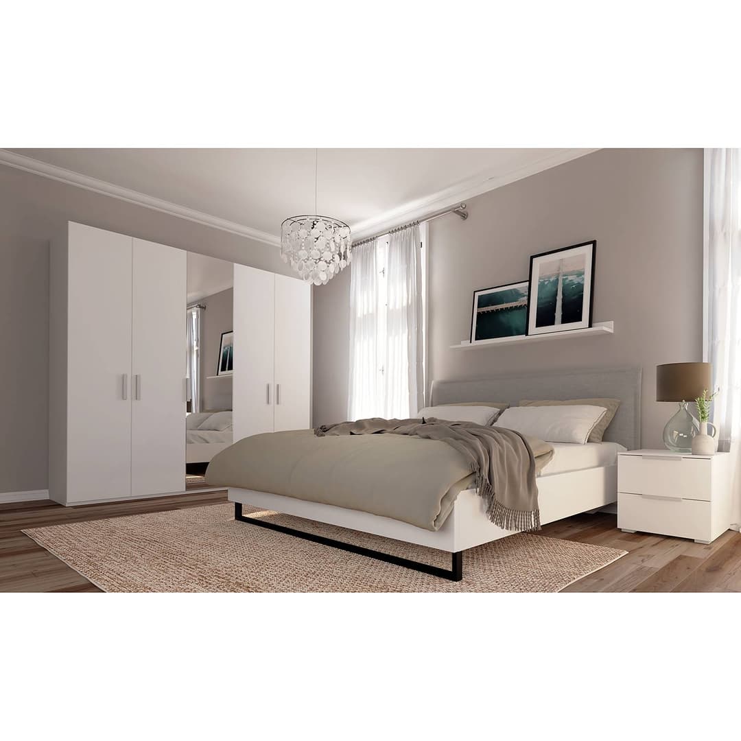 home24 Drehtürenschrank pure reflect | Beige