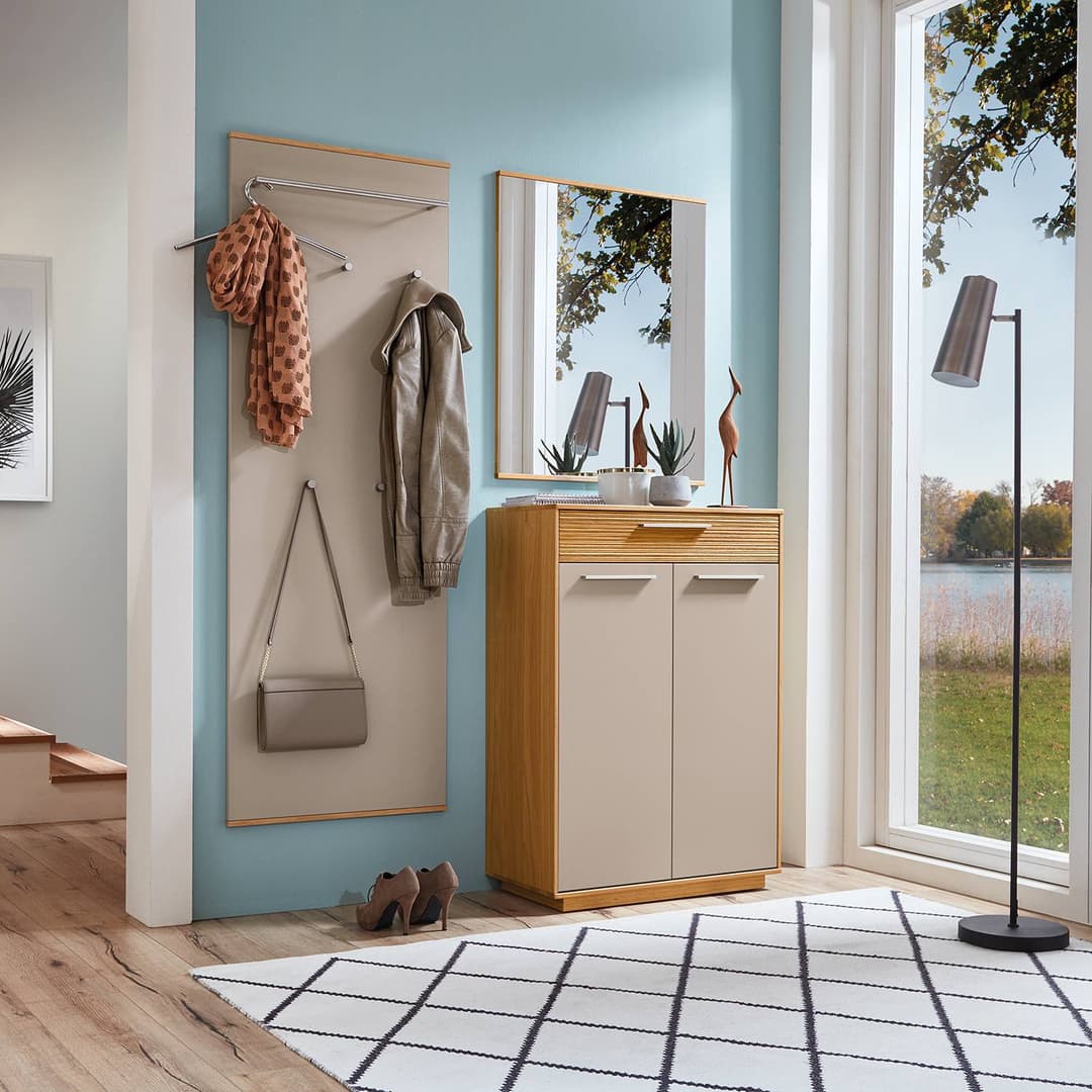 home24 Garderobenpaneel Loveno I | Braun