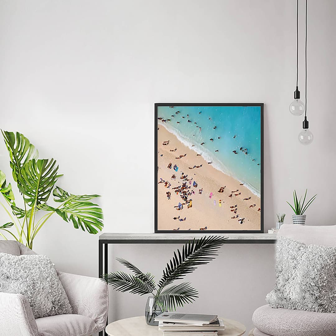 home24 Bild Ocean City | Mehrfarbig