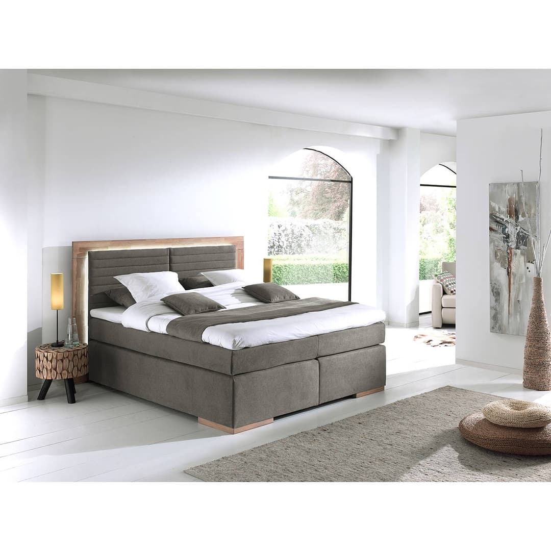home24 Boxspringbett Marcel II | Grau