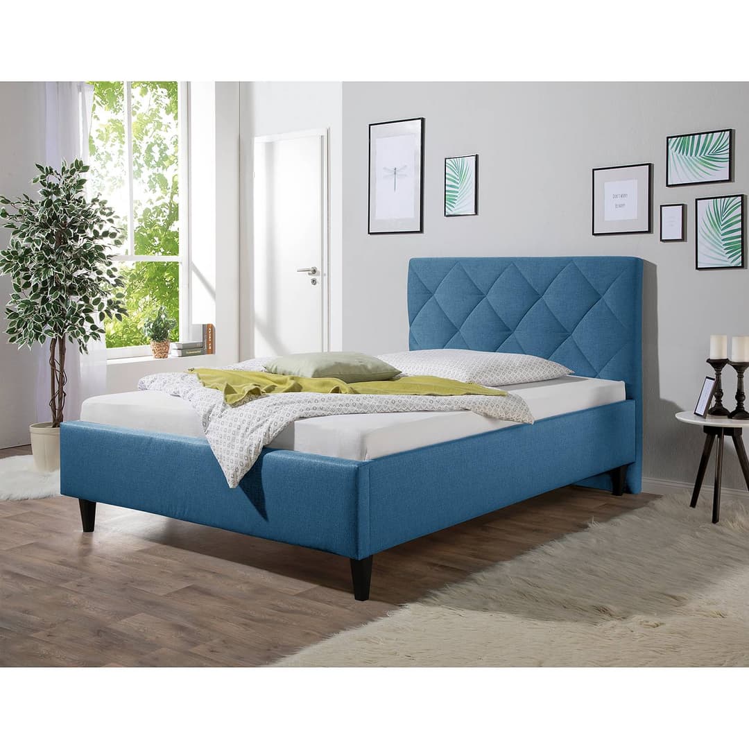 home24 Polsterbett Monteverde | Blau