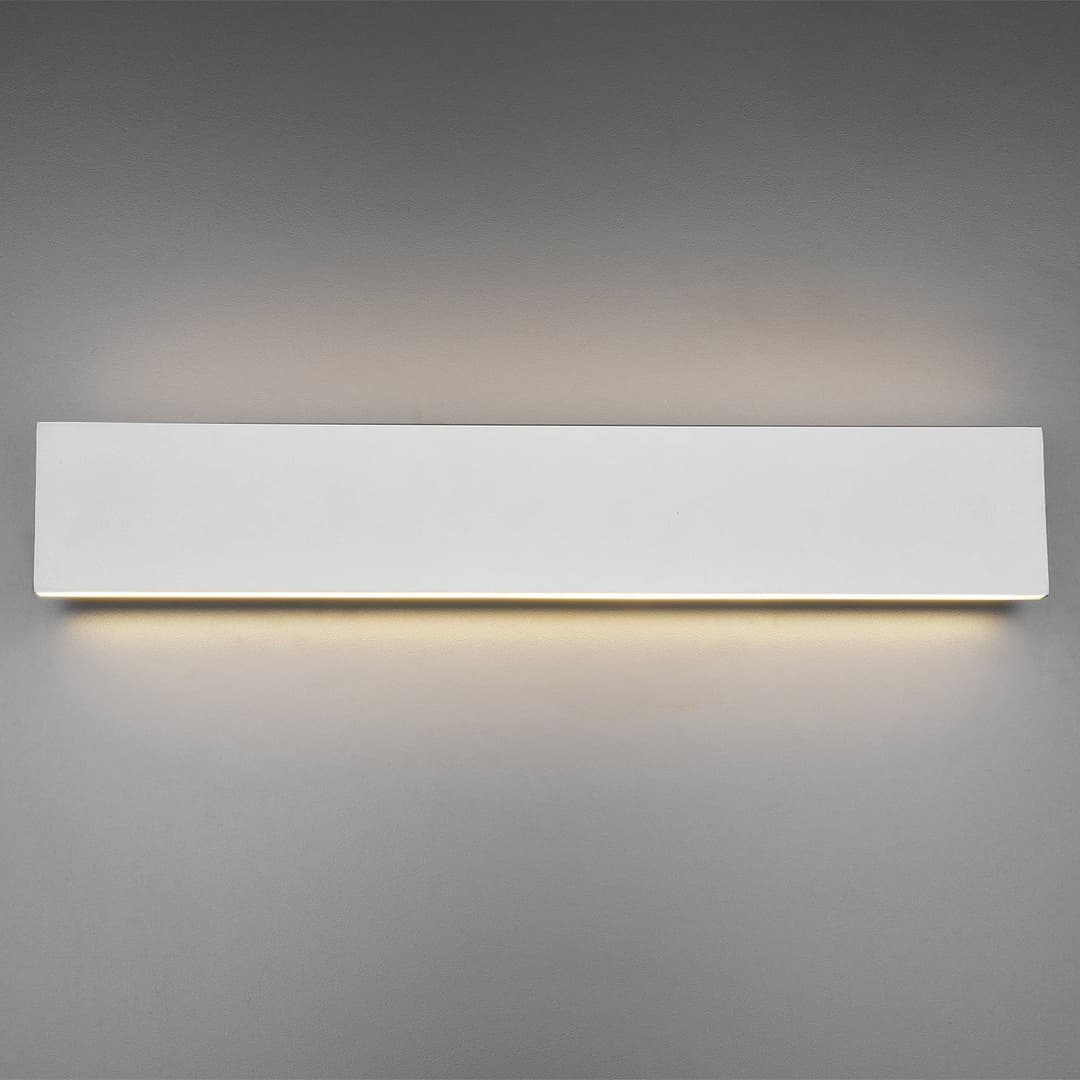 home24 LED-Wandleuchte Concha | Weiß