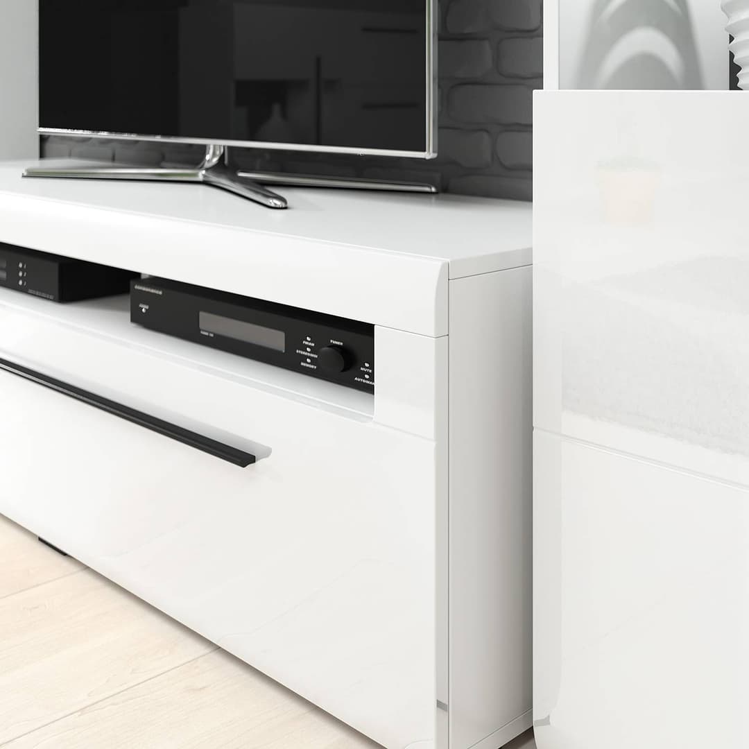home24 TV-Lowboard Tyfta | Weiß