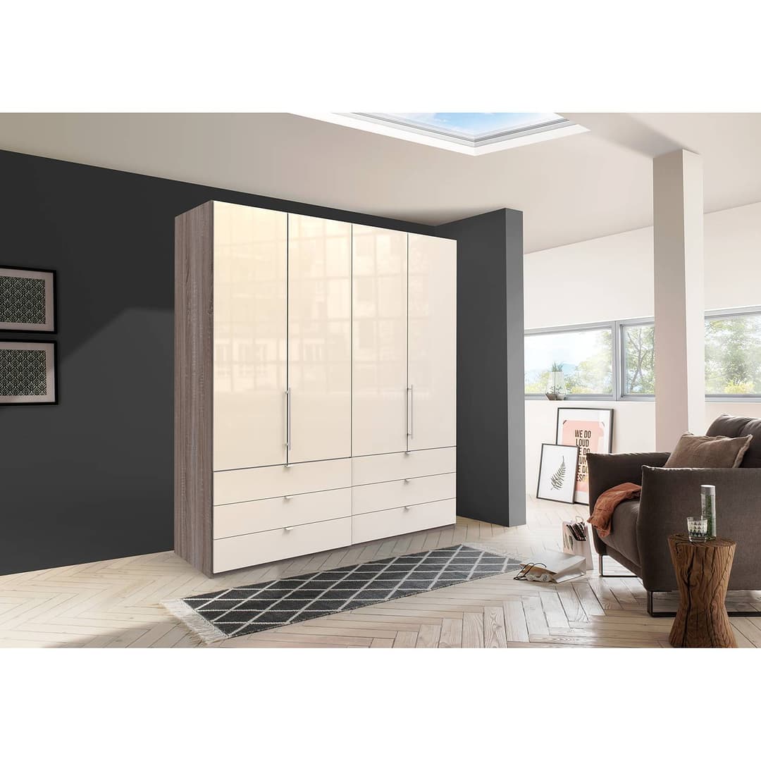 Falttürenschrank II 200 x 216cm | Braun